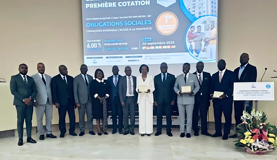 PREMIER « SOCIAL BOND » DE L’UEMOA ÉMIS PAR LA CRRH-UEMOA : une opération historique à fort impact social sur les populations de l’Union